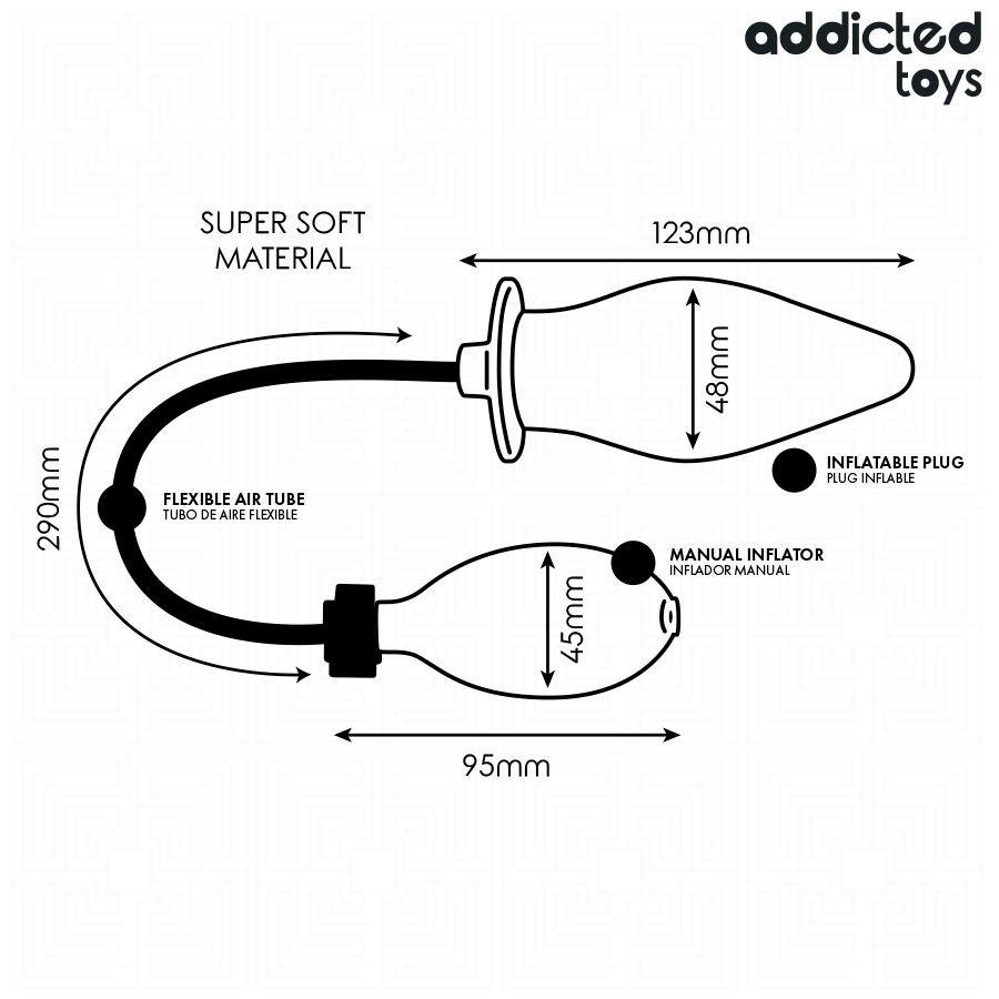 Plug anale gonfiabile modello 2 di Addicted Toys, immagine 6