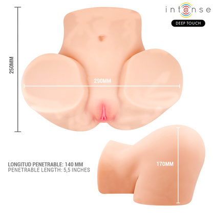 Masturbatore vaginale Ginger con effetti di aspirazione, calore, vibrazione e vocale con telecomando 5,3 kg, immagine 5