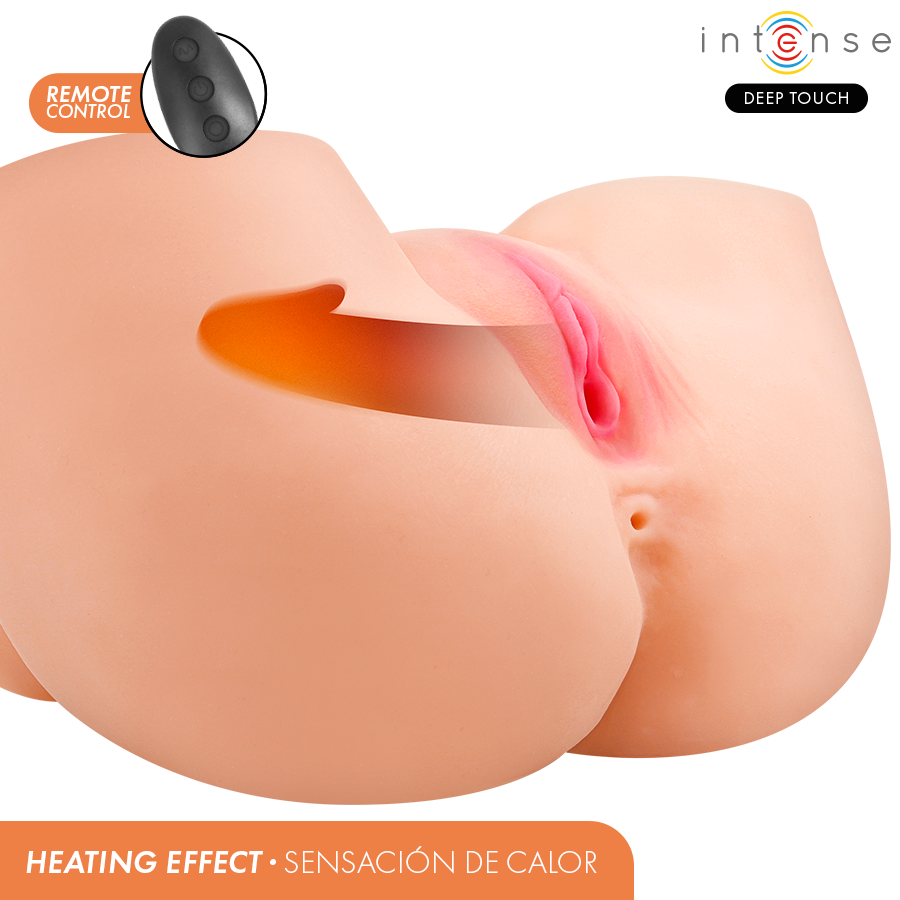 Masturbatore vaginale Ginger con effetti di aspirazione, calore, vibrazione e vocale con telecomando 5,3 kg, immagine 7