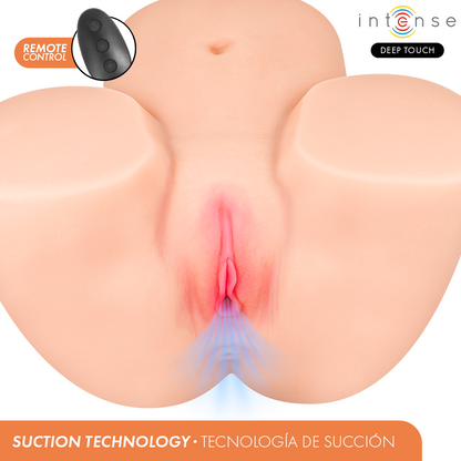 Masturbatore vaginale Ginger con effetti di aspirazione, calore, vibrazione e vocale con telecomando 5,3 kg, immagine 2