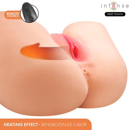 Masturbatore vaginale con aspirazione, Julia calore, vibrazione ed effetti Vocali con telecomando 9 kg, immagine 4