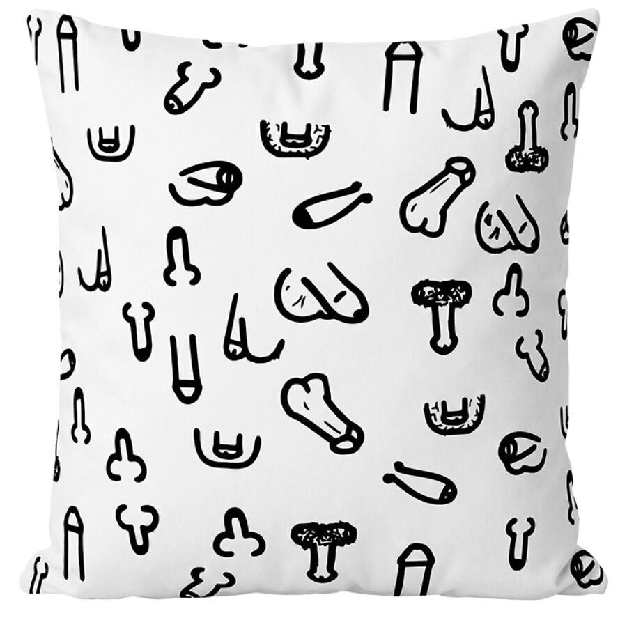 Cuscino per pene 30 x 30 bianco di Diablo Picante