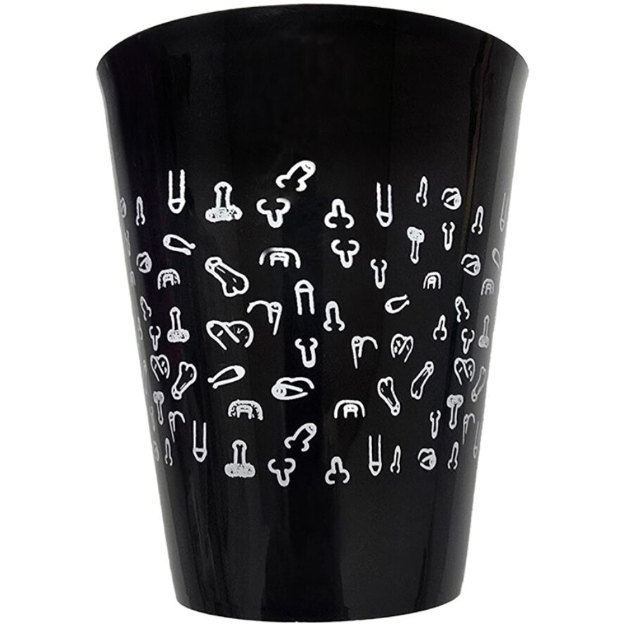 Tazza nera 500 ml con peni bianchi di Diablo Picante