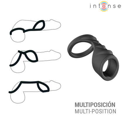 Anello per pene Rory regolabile modello 5 di Intense, immagine 3
