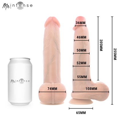 Dildo in silicone con testicoli Bruce XL 25,5 cm -ø- 5,5 cm di Mr Intense, immagine 5