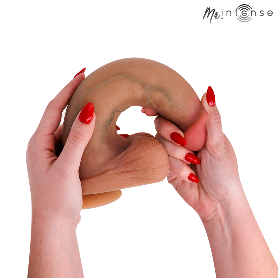 Dildo in silicone con testicoli Bruce XL 25,5 cm -ø- 5,5 cm di Mr Intense, immagine 6