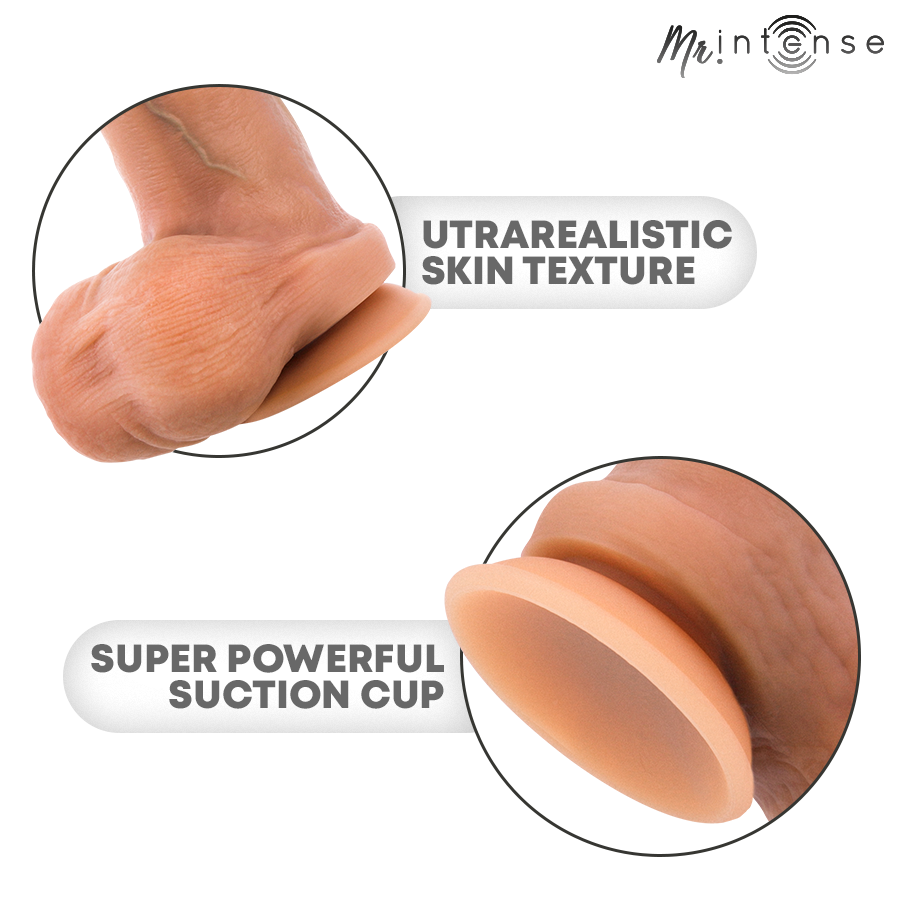 Dildo in silicone con testicoli Bruce XL 25,5 cm -ø- 5,5 cm di Mr Intense, immagine 7