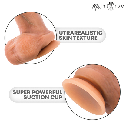 Dildo in silicone con testicoli Bruce XL 25,5 cm -ø- 5,5 cm di Mr Intense, immagine 7