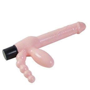 Imbragatura senza corda tpr con vibrazione e stimolazione anale 25.4 cm di Baile
