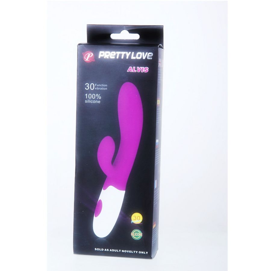 Vibratore Flirtation Alvis con stimolatore del clitoride di Pretty Love