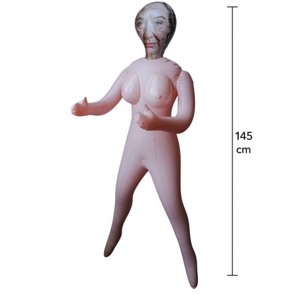 Masturbatore maschile Horny Granny bambola gonfiabile Nonna Eccitata 145 cm di Hidden Desire, immagine 2