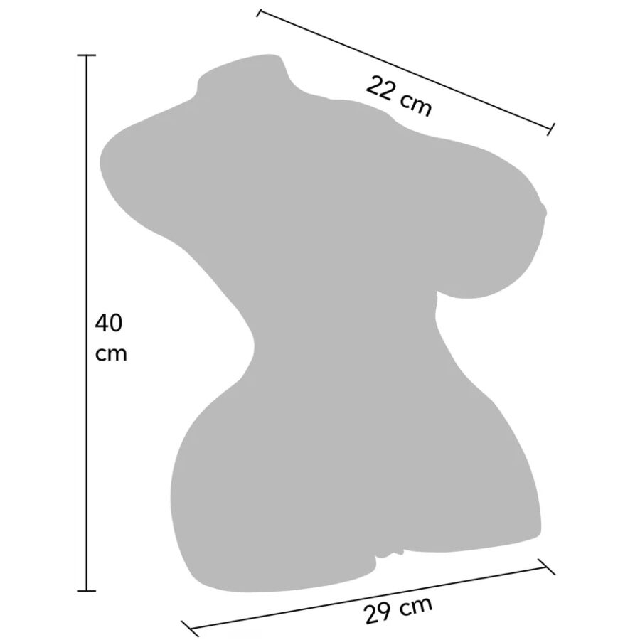 Torso di Cagna da mungitura Eccitata masturbatore femminile 10 kg di Desiderio Nascosto, immagine 7