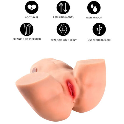 Masturbatore femminile con vagina stretta da mungitura 6 kg di Desiderio Nascosto, immagine 7