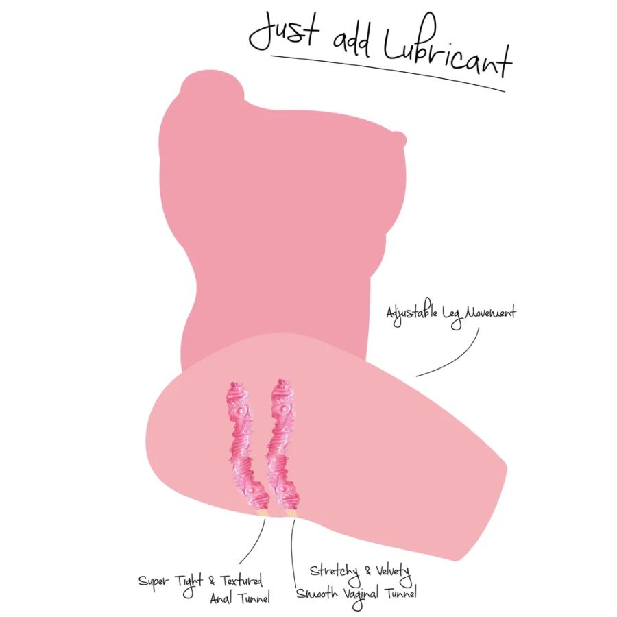 Masturbatore femminile Grande Universitaria torso 15 kg di Desiderio Nascosto, immagine 8