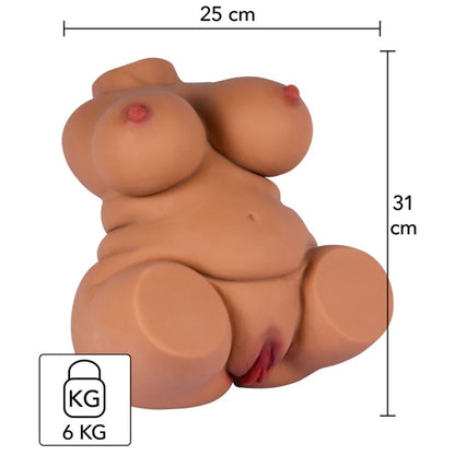 Masturbatore femminile Fat queen torso 6 kg di Hidden Desire, immagine 5