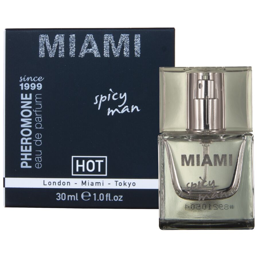 Profumo ai feromoni Miami spicy man 30 ml di Hot