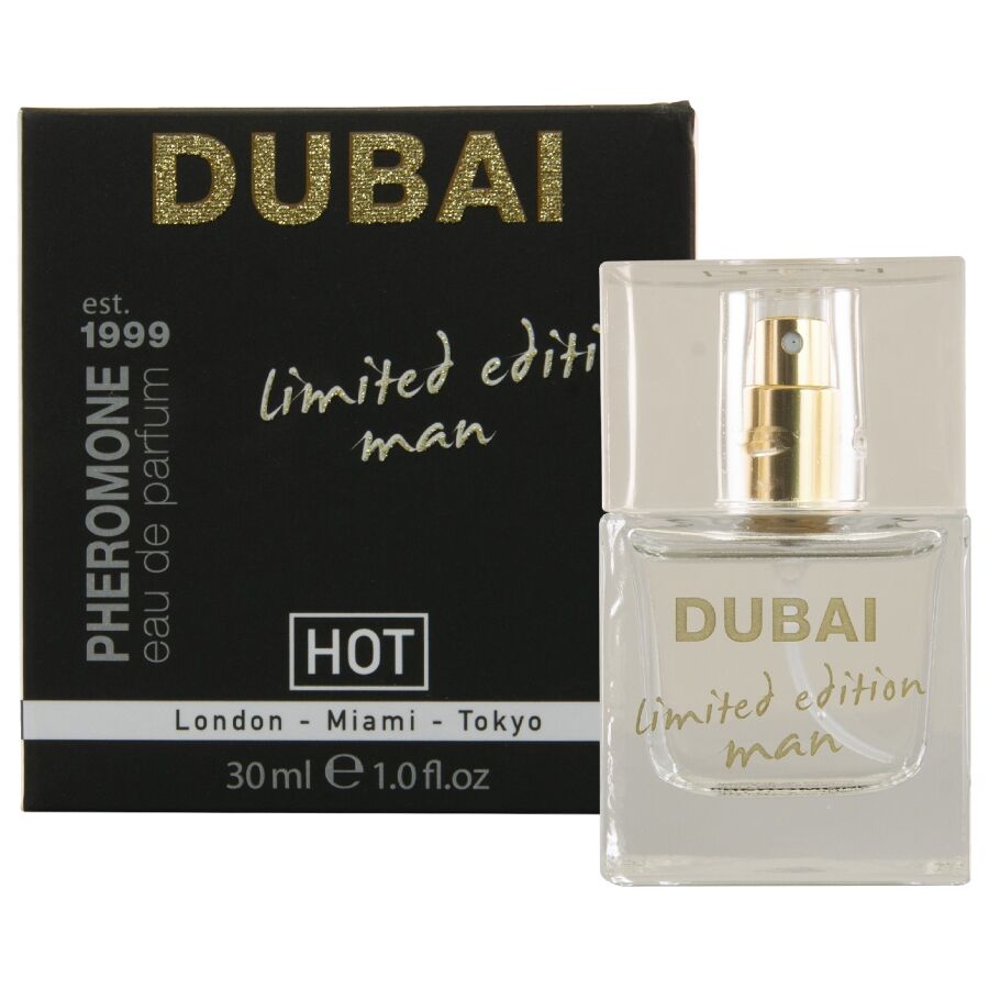 Profumo ai feromoni Dubai edizione limitata uomo 30 ml di Hot
