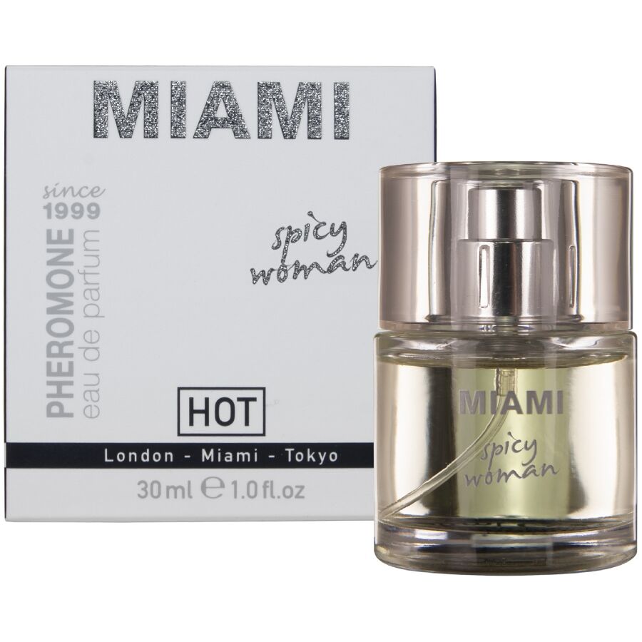 Profumo ai feromoni Miami spicy woman 30 ml di Hot