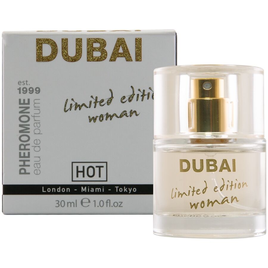 Profumo ai feromoni Dubai edizione limitata donna 30 ml di Hot