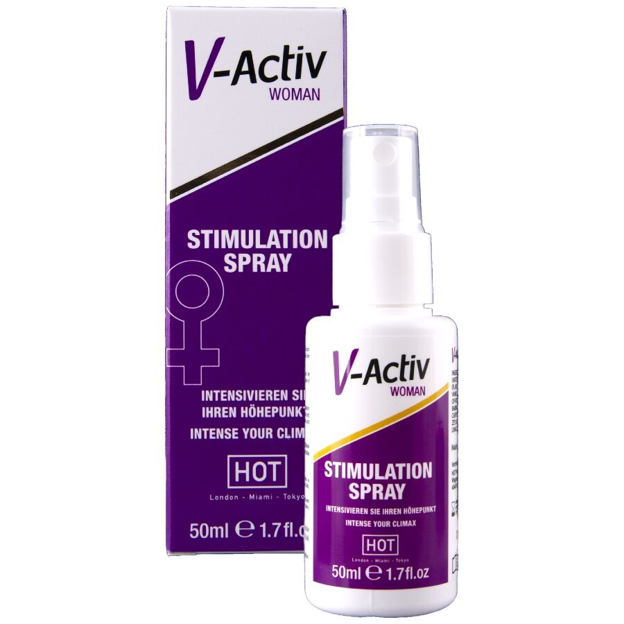 Spray stimolante V-activ donna 50 ml di Hot
