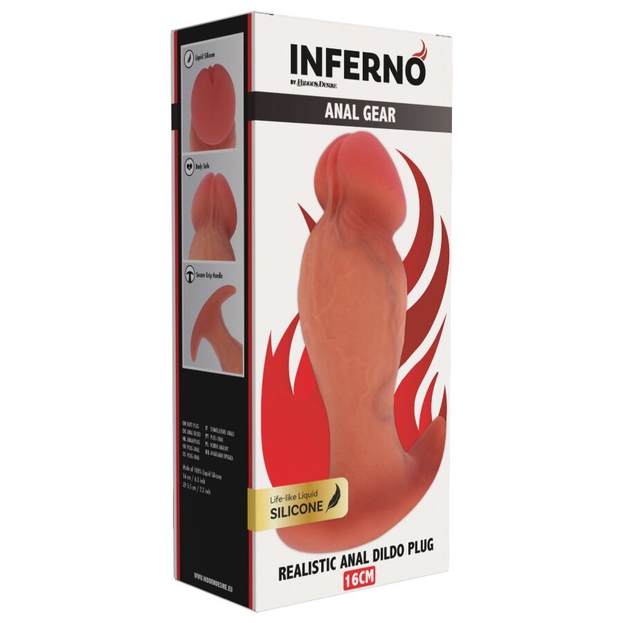 Dilatatore anale Inferno realistico 16 cm di Hidden Desire, immagine 6