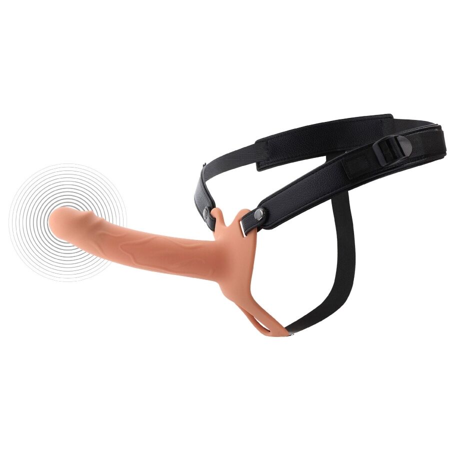 Guaina per pene Inferno vibrante Strap-on 18 cm di Hidden Desire