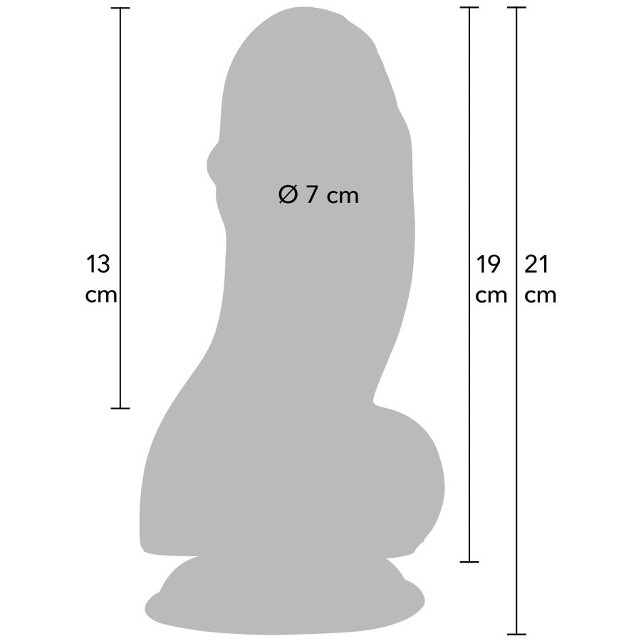 Dildo Inferno fat Boys 19 cm di Hidden Desire, immagine 3