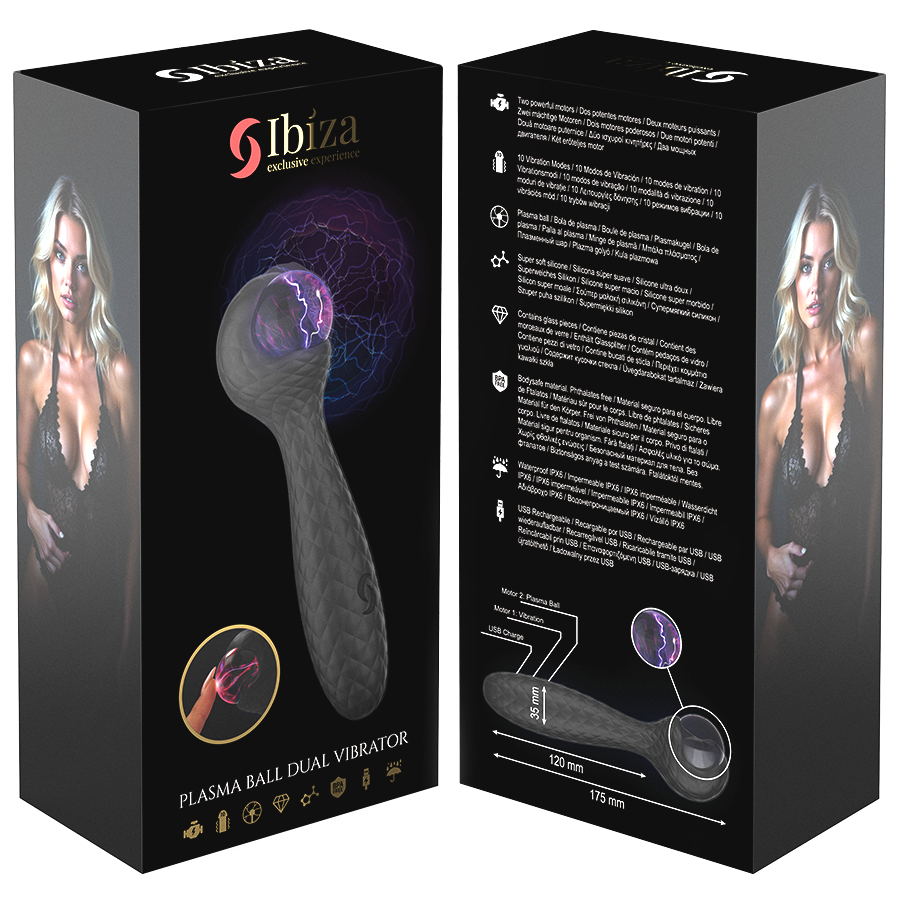 Vibratore e stimolatore a sfera di Plasma di Ibiza, immagine 7