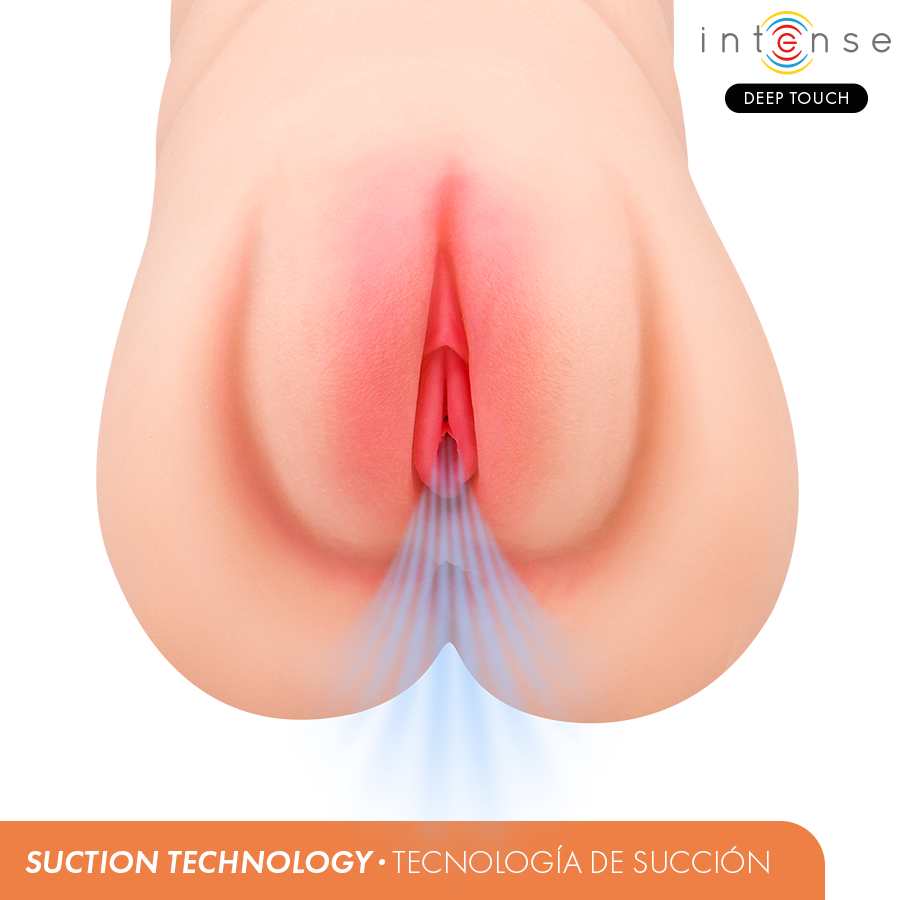 Masturbatore Aginale Krista con aspirazione, vibrazione ed effetto vocale 1,2 kg di Intense Deep Touch, immagine 2