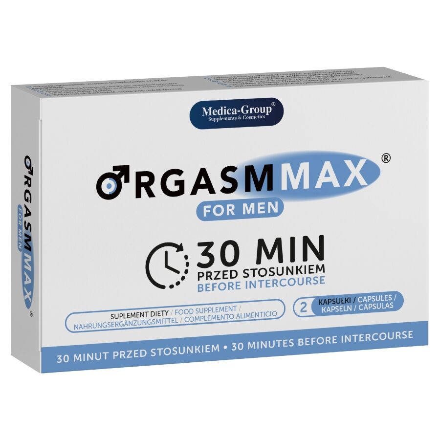 Orgasm max per uomo 2 capsule di Medica Group