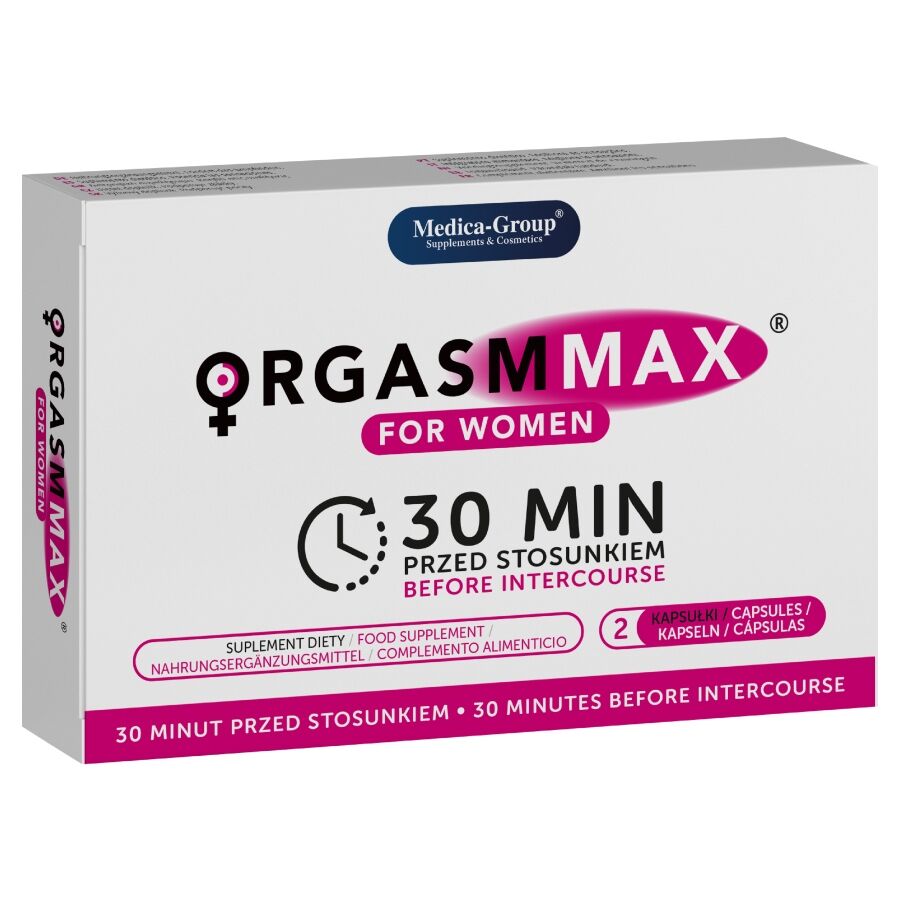 Orgasm max per donna 2 capsule di Medica Group