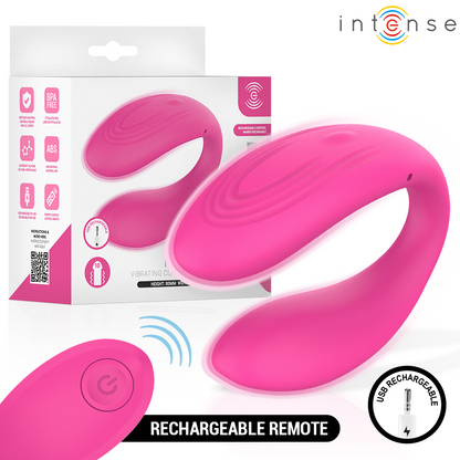 Stimolatore vibrante a morsetto Nora rosa di Intense, immagine 2