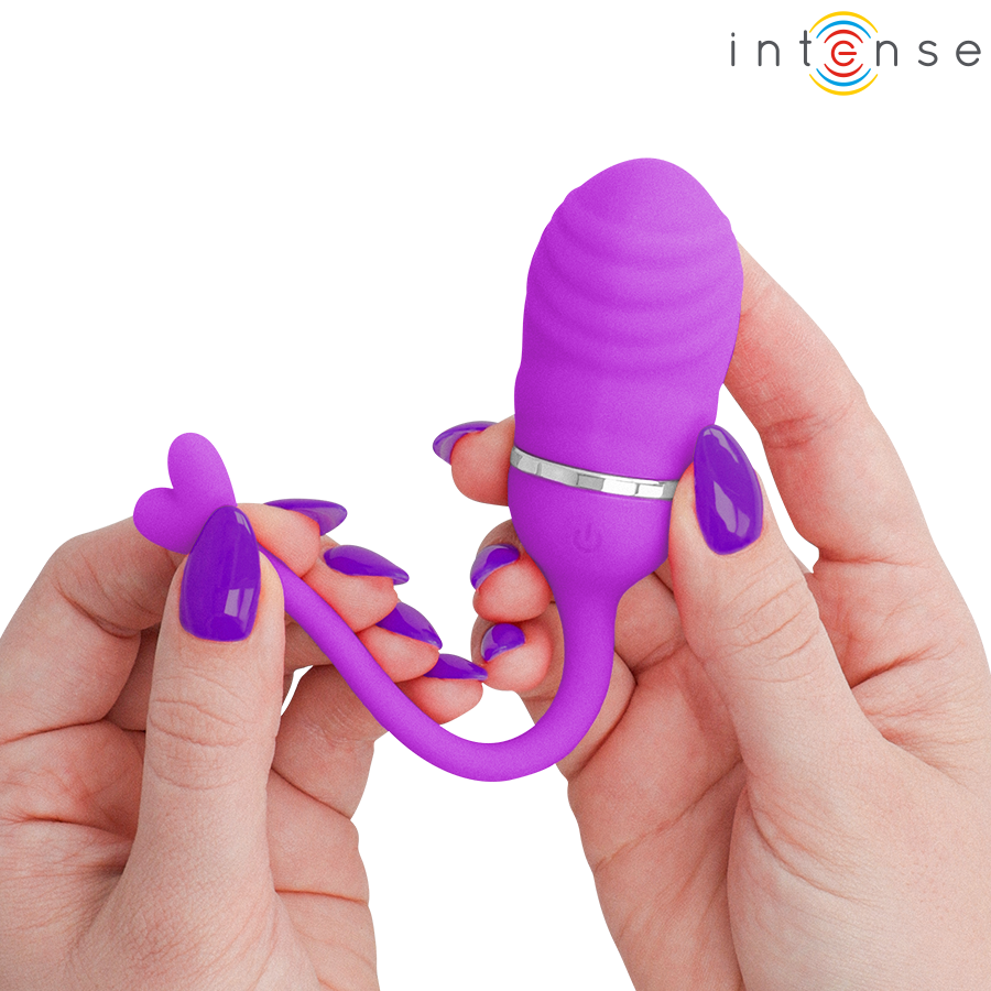 Uovo vibrante con telecomando Sookie viola di Intense, immagine 7