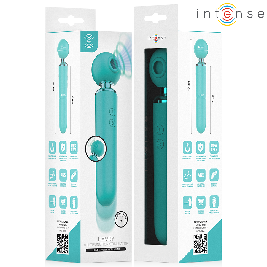 Hamby aspiratore multifunzione con aspirazione e vibrazione di Intense, immagine 10