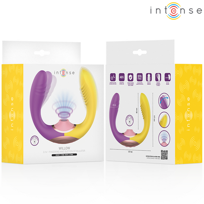 Stimolatore a vibrazione Willow e aspirazione 3 in 1 di Intense, immagine 7