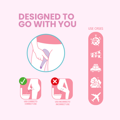 Accessorio sexy Orinatoio portatile monouso Kibi di Intimichic, immagine 3
