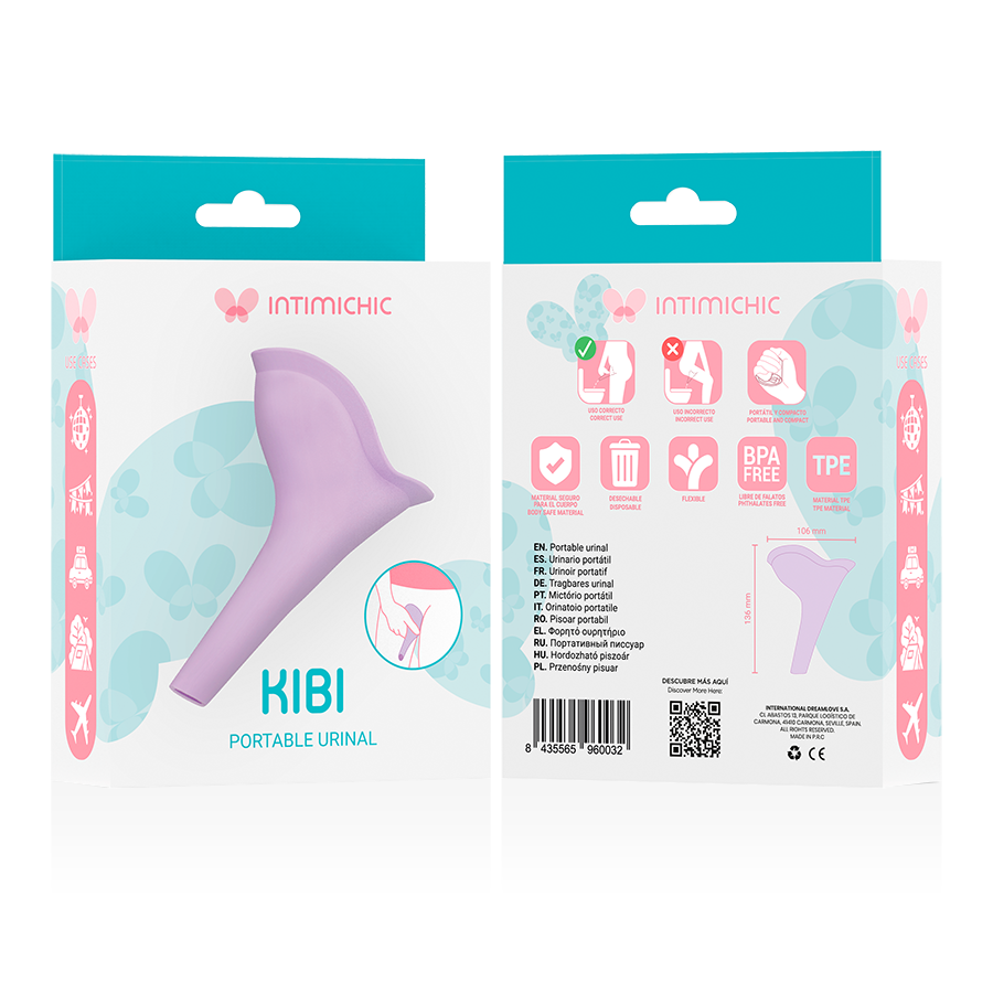 Accessorio sexy Orinatoio portatile monouso Kibi di Intimichic, immagine 7