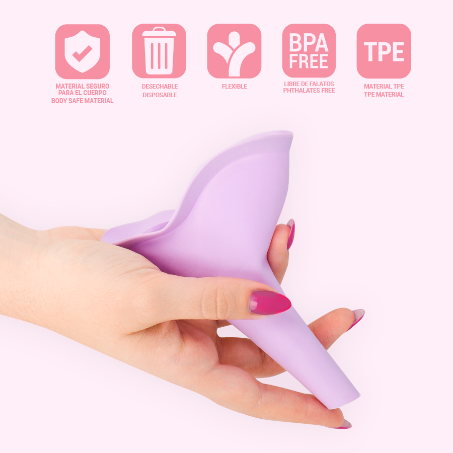 Accessorio sexy Orinatoio portatile monouso Kibi di Intimichic, immagine 5
