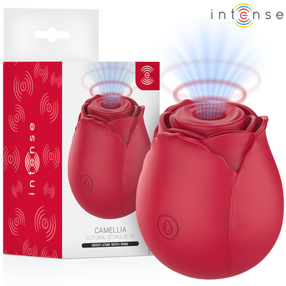 Succhia clitoride Camellia clitoridea rose by Waves bordeaux di Intense
