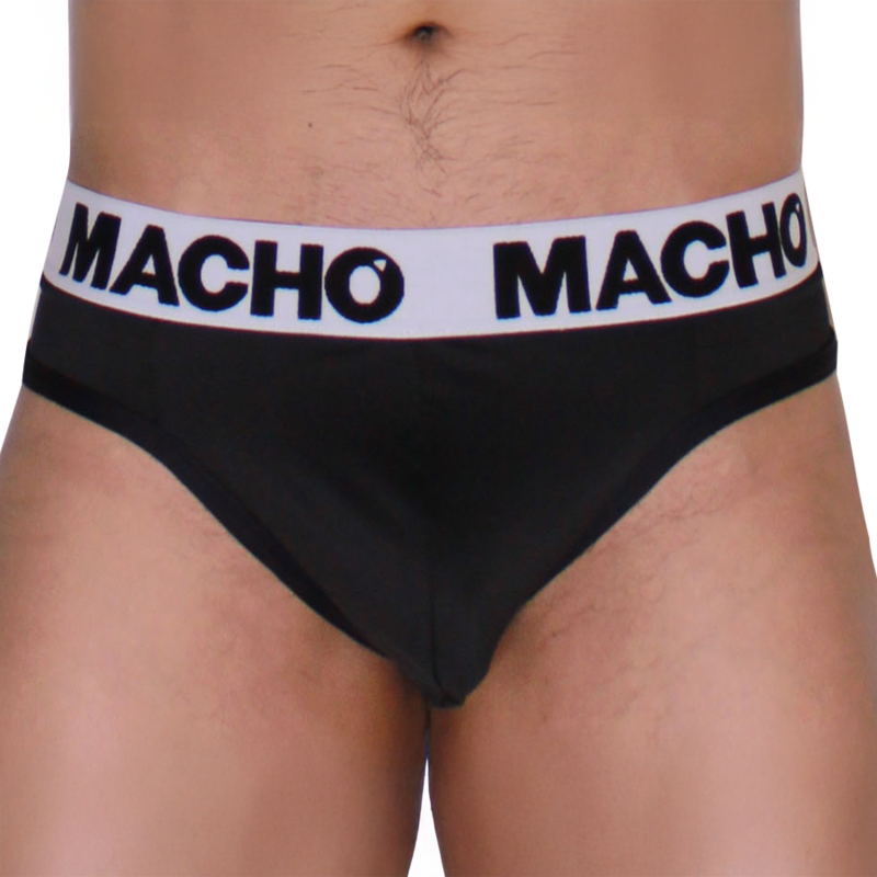 Perizoma Mtg002 Nero/nero XL di Macho