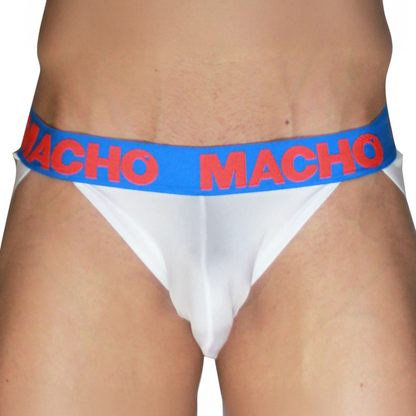 Intimo uomo Mx29az Giubbotto bianco e blu scuro XL di Macho