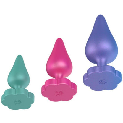 Kit per allenamento anale Luster S/m/l con base a forma di fiore di Romp, immagine 5