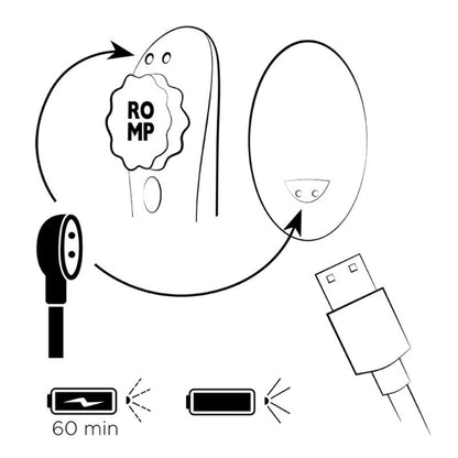 Mutandine in silicone magnetiche vibranti per feste con telecomando di Romp, immagine 12