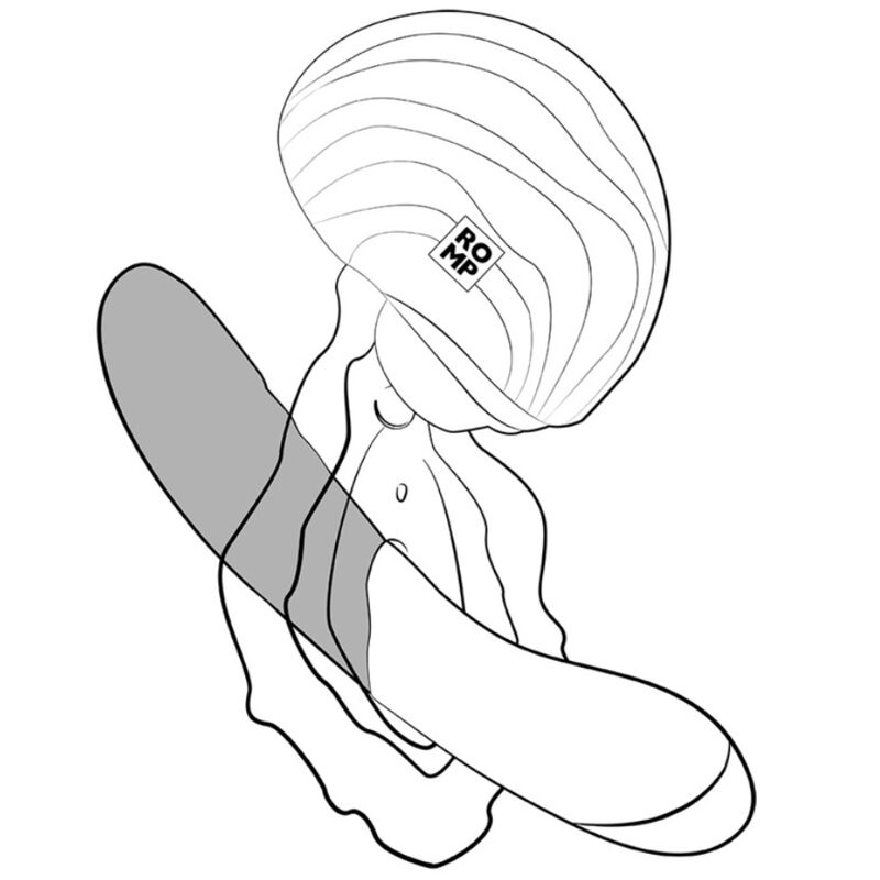 Vibratore Spin clitoral suction Antitude with Rotating Opening and chiusure di Romp, immagine 15