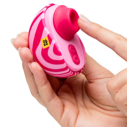 Vibratore Spin clitoral suction Antitude with Rotating Opening and chiusure di Romp, immagine 2