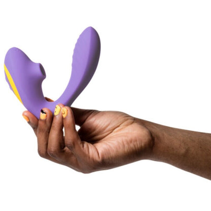 Stimolatore del punto Reverb g e dispositivo di aspirazione clitoridea Reverb viola di Romp, immagine 4