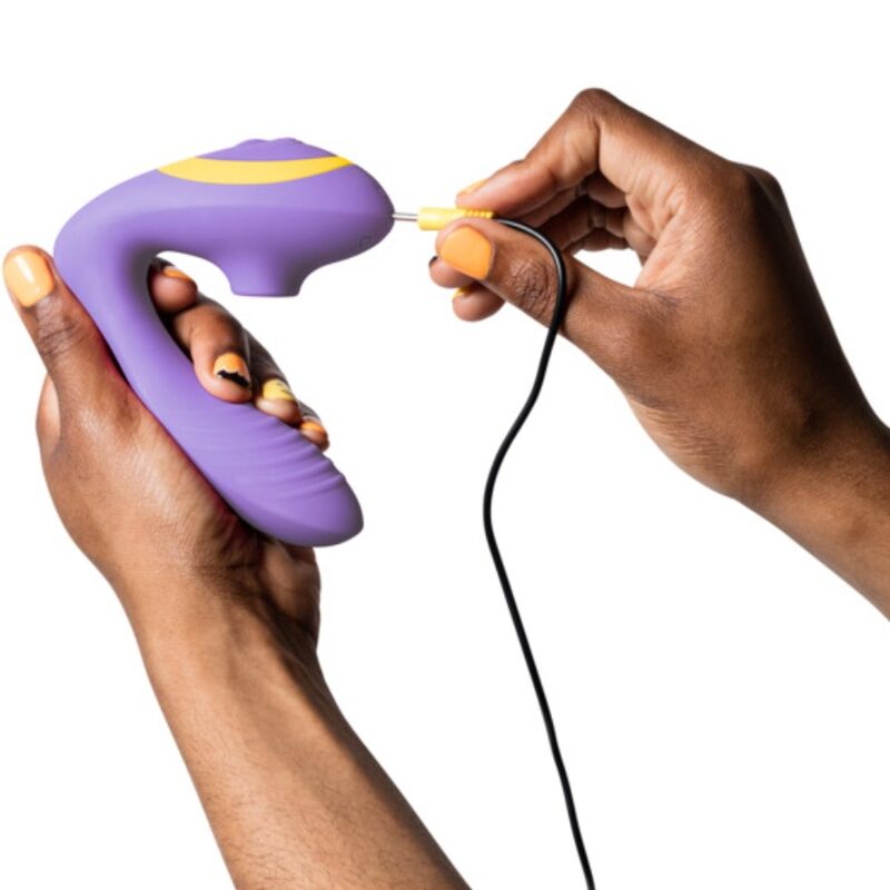Stimolatore del punto Reverb g e dispositivo di aspirazione clitoridea Reverb viola di Romp, immagine 7