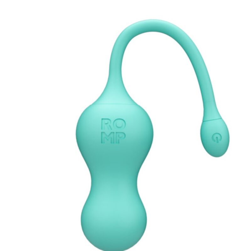Vibratore Cello multifunzione a uovo turchese con telecomando di Romp, immagine 4
