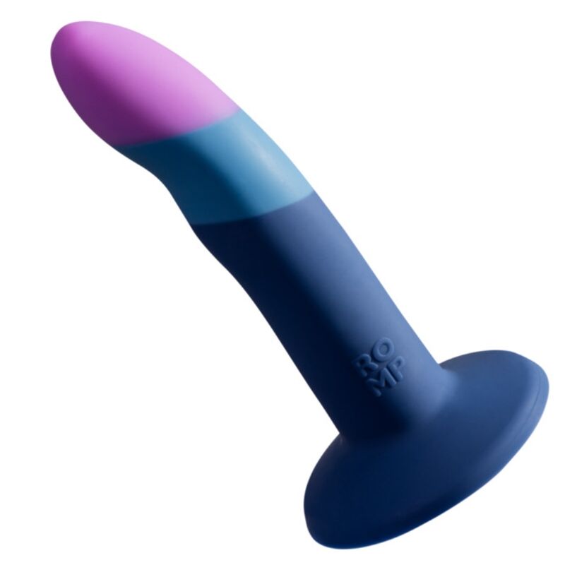Dildo in silicone piccolo con ventosa Tricolore 14 cm di Romp