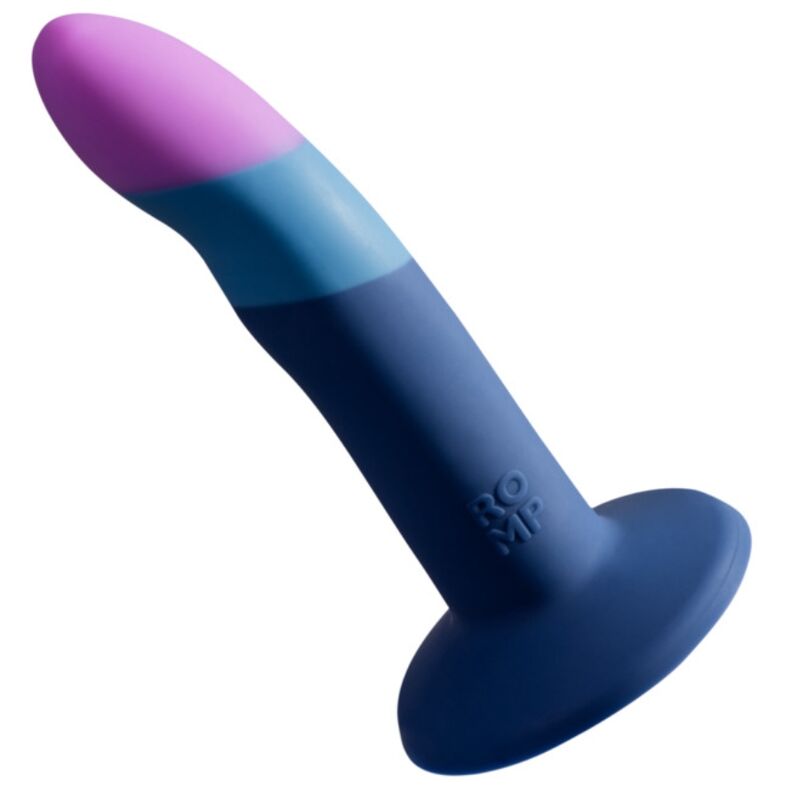 Dildo in silicone piccolo con ventosa Tricolore 14 cm di Romp, immagine 2